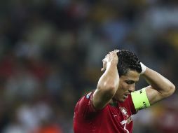 Cristiano Ronaldo, líder de la selección de Portugal, no pudo mover las redes en el primer partido. ARCHIVO  /