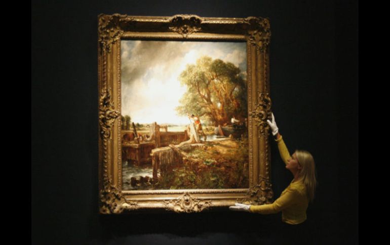 '' La Esclusa es una de las obra más reconocidas de John Constable a nivel internacional. EFE  /