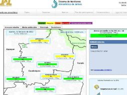 Se estarán dando a conocer los datos de lo que ocurriendo cada hora sobre las condiciones ambientales de la ZMG. ESPECIAL  /