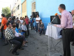 Salvador Caro explicó su proyecto urbano. ESPECIAL  /