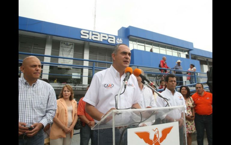 Salvador Caro Cabrera encabezó el proyecto de su partido de abolir el SIAPA. ESPECIAL  /