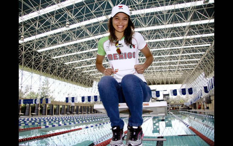 Claudia Rivas sigue con su preparación rumbo a Londres 2012. MEXSPORT  /