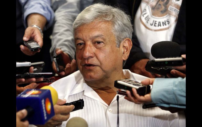 ndrés Manuel López Obrador durante conferencia de prensa matutina, este jueves en Culiacán, Sinaloa. EL UNIVERSAL  /