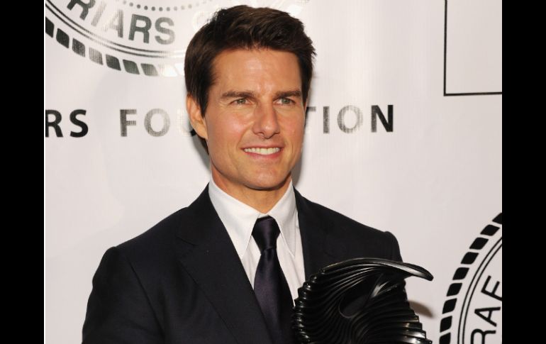 El actor Tom Cruise recibió el premio Icono del Entretenimiento del Club Friars de Nueva York. AFP  /