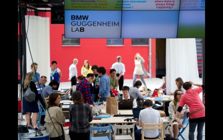 El ''BMW Guggenheim Lab'' tiene como objetivo la calidad de vida en las grandes ciudades. AFP  /