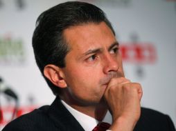 Peña Nieto dice que el México democrático no debe permitir ser rehén del crimen organizado. ARCHIVO  /