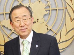 El secretario general de la ONU, Ban Ki-moon, reitera su apoyo a los derechos de los periodistas en un comunicado. ARCHIVO  /