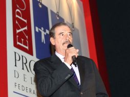 Vicente Fox declara que no hay que dejarse llevar por estas campañas de desprestigio. ARCHIVO  /