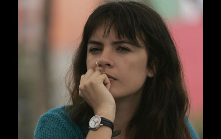 La estudiante chilena, Camila Vallejo se reunió con jóvenes en un mitin convocado por alumnos de la UAM. REUTERS  /