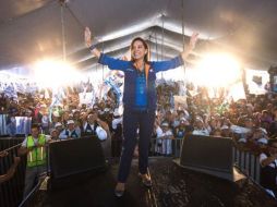 Vázquez Mota se reunió con integrantes del Colegio de Ingenieros Civiles de México. ESPECIAL  /