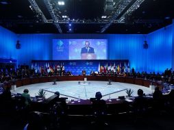 Líderes mundiales participan en la primera sesión de la Cumbre del G-20 en Los Cabos, Baja California Sur. REUTERS  /