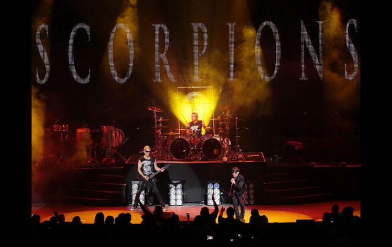 La banda alemana ''Scorpions'' podría tocar en la Copa del mundo en Brasil de 2014. ARCHIVO  /