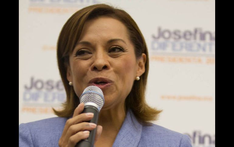 Josefina Vázquez Mota comienza el cierre de su campaña electoral en varias ciudades de México. NTX  /