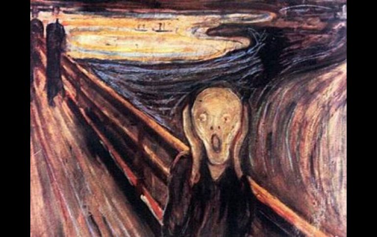 ''El grito'', del noruego Edvard Munch uno de los iconos más reconocibles de la historia del arte. ESPECIAL  /