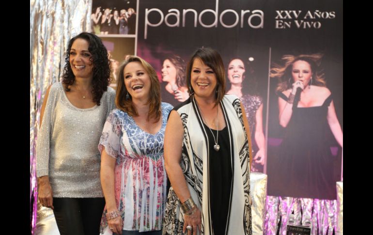 Las cantantes Isabel, Mayte y Fernanda piensan en divertirse y hacer un repaso de sus éxitos en el escenario limeño. ARCHIVO  /