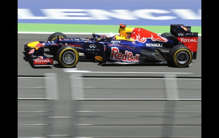 Vettel busca su segunda victoria de la temporada en Valencia, en el Gran Premio de Europa. AFP  /