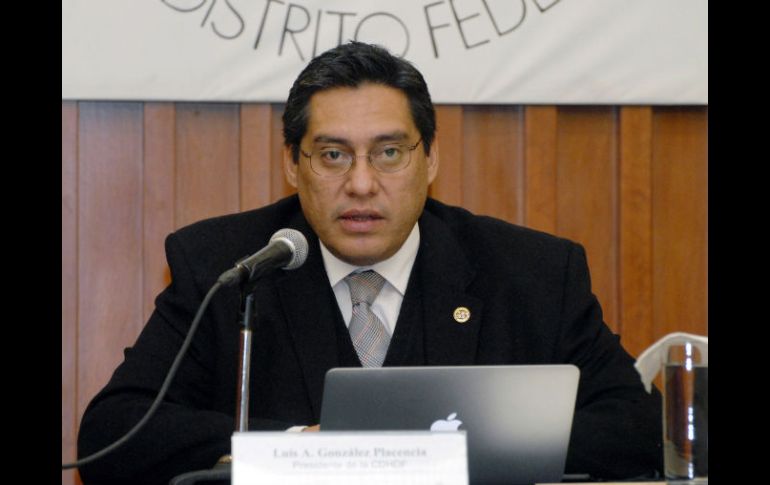 Luis González Placencia, ombudsman de la CDHDF, mencionó que la nueva Ley se enfoca en la participación de la sociedad civil. ARCHIVO  /