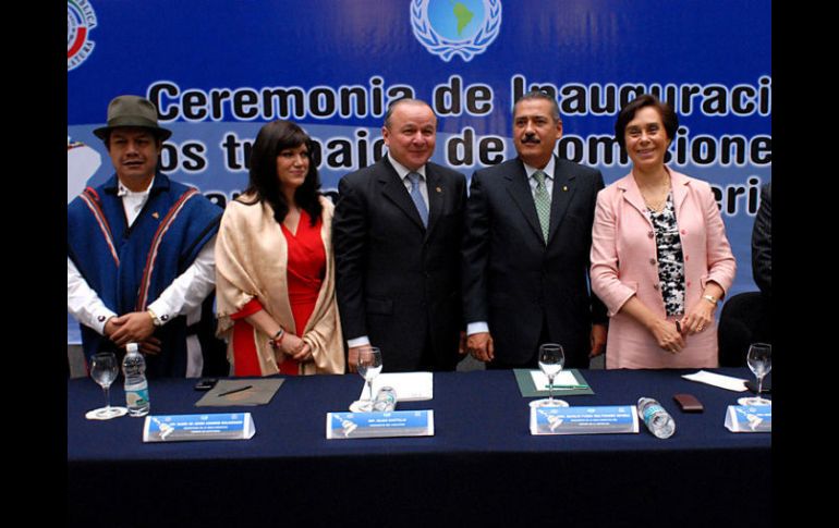 Reunión de diversas comisiones del Parlatino Parlamento Latinoamericano, en el Senado de México. ARCHIVO  /