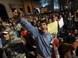 Se anunció la creación de una página en  internet -www.paraguayresiste.com- que informa sobre el golpe y la lucha. AFP  /