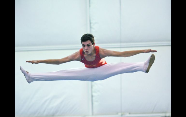 El gimnasta competirá en el Campeonato Nacional de Gimnasia Olímpica de Estados Unidos el próximo 8 de julio en California. ESPECIAL  /