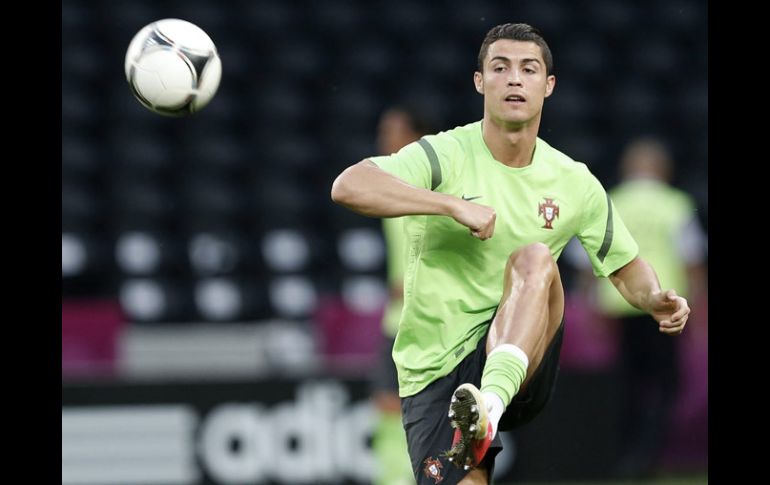 Cristiano Ronaldo se prepara para el duelo ante España en semifinales. AFP  /