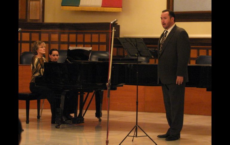 El tenor tapatío, especializado en la Canción-Arte, Jorge Taddeo. ARCHIVO  /