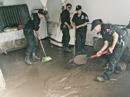 Casas afectadas. En algunas viviendas el nivel del agua alcanzó hasta metro y medio de altura. ESPECIAL  /