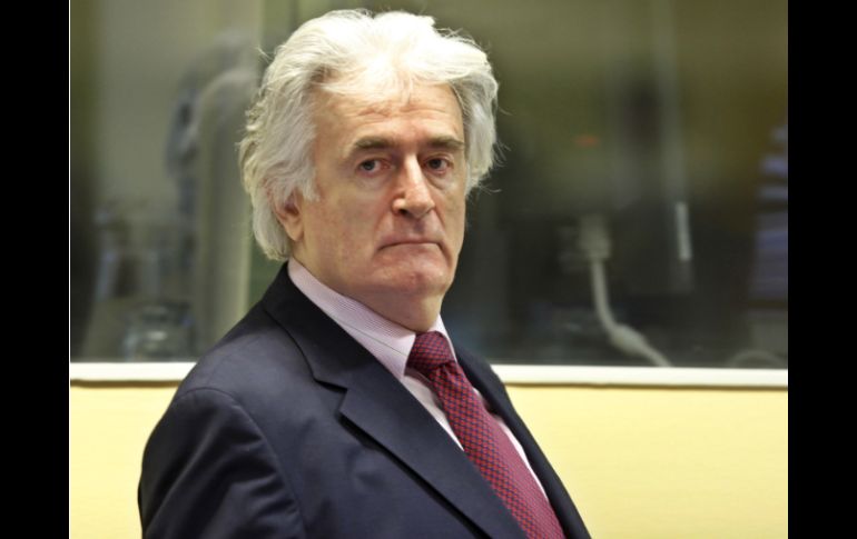 El ex militar serbiobosnio, Radovan Karadzic, fue absuelto del cargo de genocidio. AFP  /