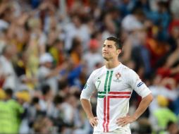 El astro del Real Madrid, durante el término de la serie de penales de la semifinal contra España. AFP  /