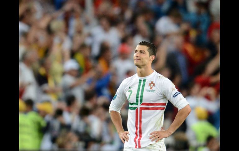 El astro del Real Madrid, durante el término de la serie de penales de la semifinal contra España. AFP  /