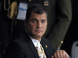 Rafael Correa durante una reunión de la XLIII edición de Mercosur , en Mendoza, Buenos Aires. AFP  /