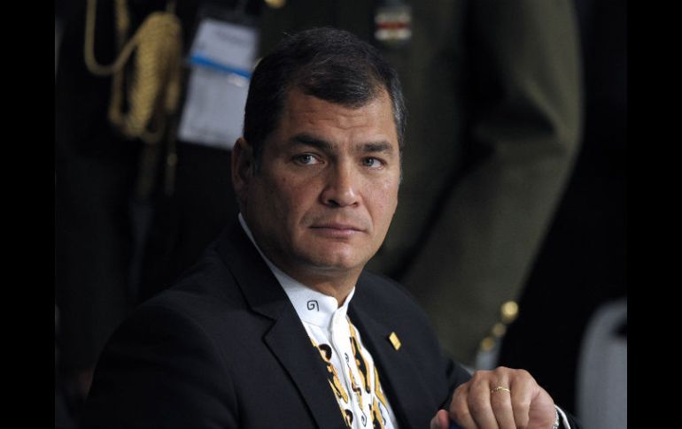 Rafael Correa durante una reunión de la XLIII edición de Mercosur , en Mendoza, Buenos Aires. AFP  /