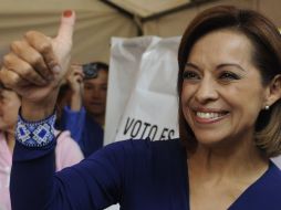 Josefina Vázquez Mota adelanta su mensaje a las 20:30 horas desde la sede del PAN. AFP  /