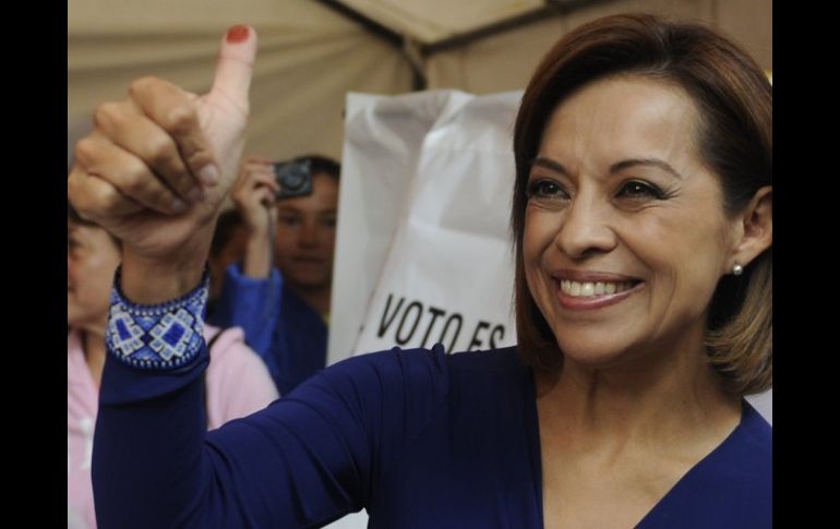 Josefina Vázquez Mota adelanta su mensaje a las 20:30 horas desde la sede del PAN. AFP  /