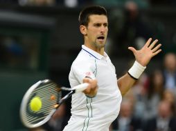 Djokovic en el partido de hoy ante Troicki. AFP  /