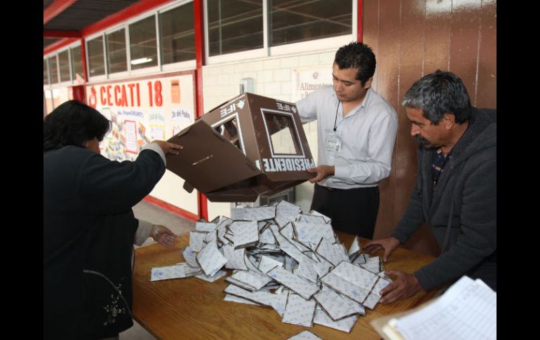 De acuerdo con el PREP, el PRI logró el triunfo en los siete distritos electorales de Hidalgo. NTX  /