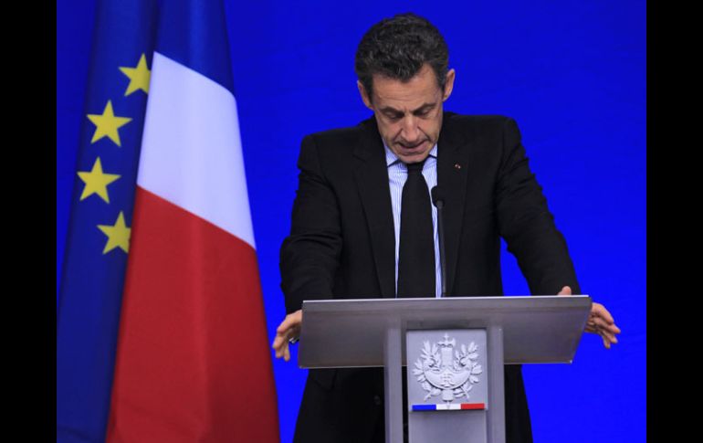 Se investiga a Sarkozy por la presunta financiación ilegal de su campaña presidencial en el año 2007. ARCHIVO  /