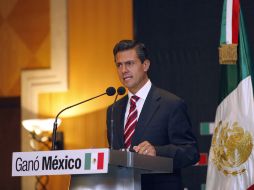 El presidente de Chile, Sebastián Piñera, felicitó a Enrique Peña Nieto por su virtual victoria. EFE  /