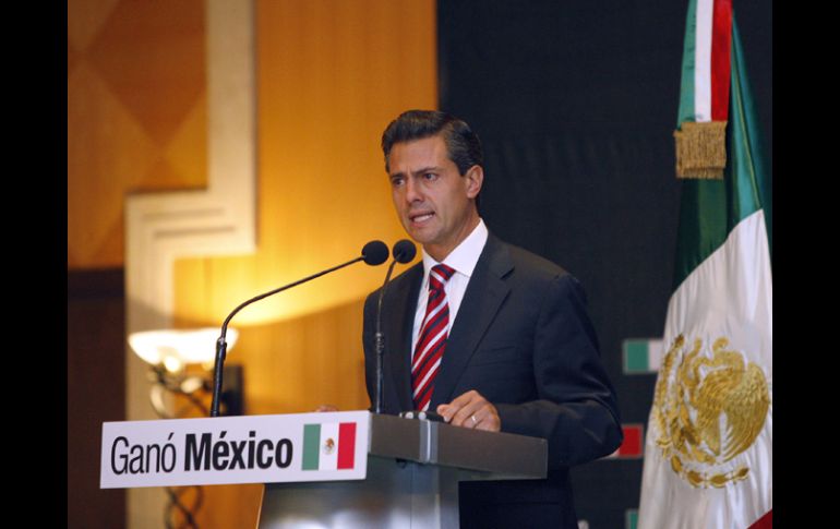 El presidente de Chile, Sebastián Piñera, felicitó a Enrique Peña Nieto por su virtual victoria. EFE  /