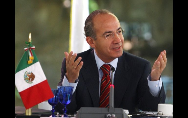 Felipe Calderón encabeza una ''encerrona'' en la residencia oficial de Los Pinos con Josefina Vázquez Mota. ARCHIVO  /