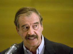 Vicente Fox llamó a cerrar filas en apoyo del candidato puntero. ARCHIVO  /