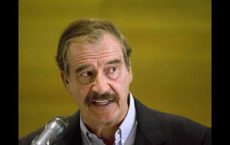 Vicente Fox llamó a cerrar filas en apoyo del candidato puntero. ARCHIVO  /