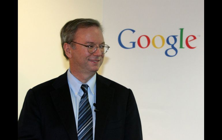 El presidente ejecutivo de Google, Eric Schmidt. ARCHIVO  /