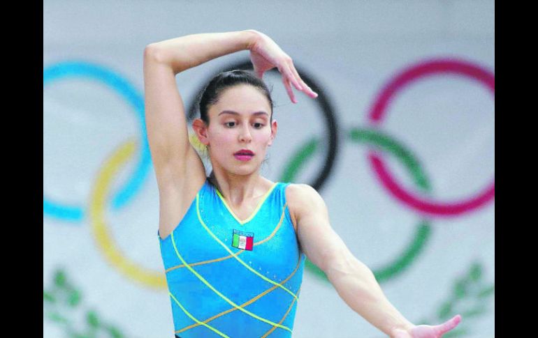 La gimnasta regiomontana será la única participante mexicana en esa disciplina en Londres 2012. MEXSPORT  /