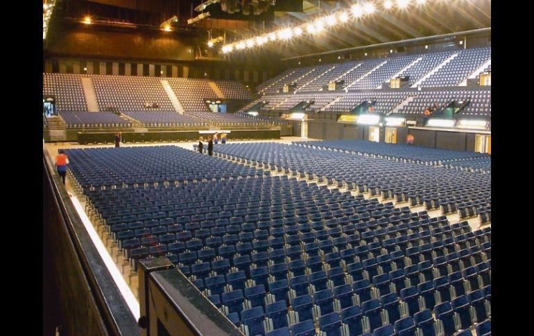 Normalmente para los conciertos de música u obras de teatro hay butacas en la pista. GETTY IMAGES SPORT  /