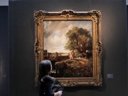 El cuadro ''La esclusa'' de John Constable alcanzó una tasa de 466 millones 500 mil pesos mexicanos. AP  /