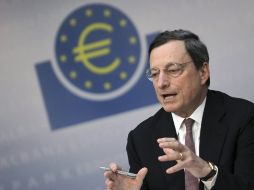 El presidente del BCE, Mario Draghi, consideró que los mecanismos de rescate ya ideados deberían ser suficientes. EFE  /