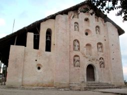 El templo Pame de San Luis Potosí ha sido restaurado luego de cinco años. NTX  /