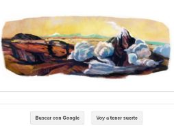 Un doodle, la palabra Google y un pincel inmortal, reúnen el ciberespacio con la sensibilidad de José María Velasco. ESPECIAL  /