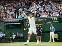 Roger Federer, primer finalista del torneo, venció a Novak Djkovic por 6-3, 3-6, 6-4 y 6-3, en dos horas y 19 minutos. AFP  /